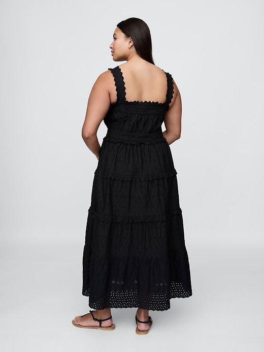 robe midi à œillets gap × dÔen