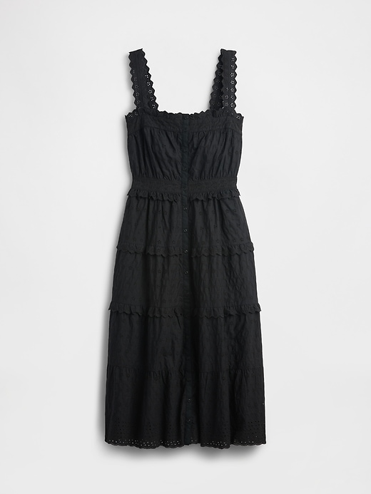 robe midi à œillets gap × dÔen