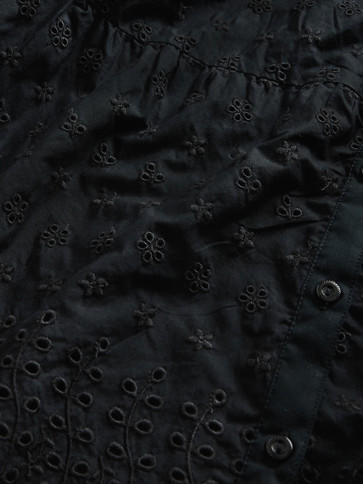 robe midi à œillets gap × dÔen