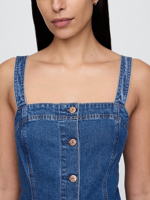 robe mini en jean