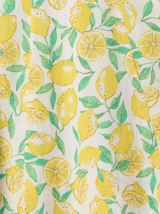 robe courte en lin mélangé