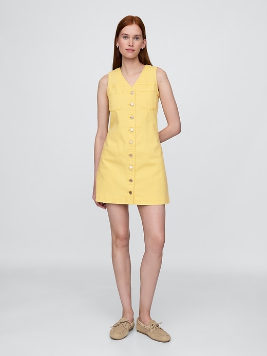 robe mini en jean