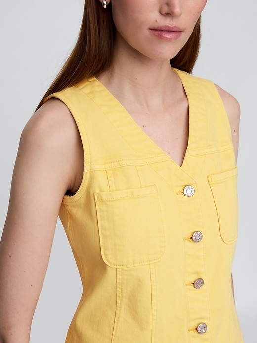 robe mini en jean