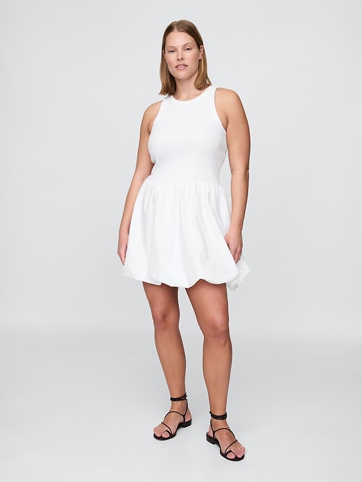robe mini à bulles en techniques mixtes
