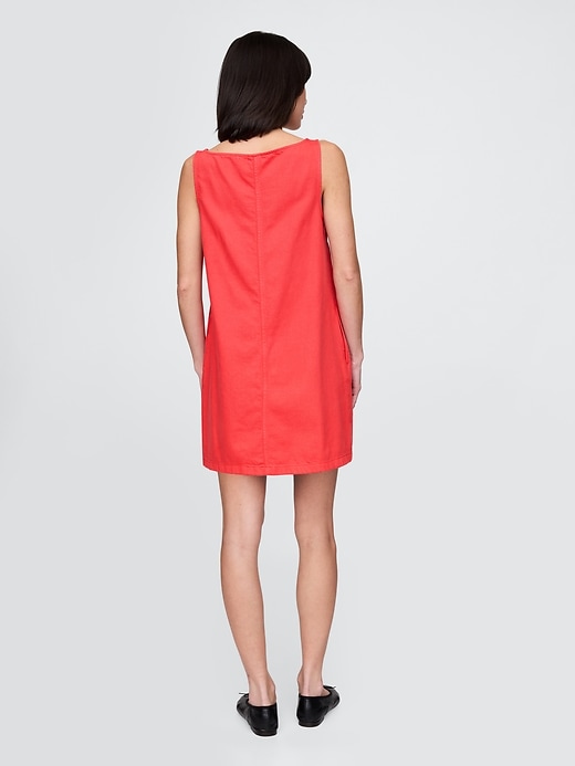robe mini en denim ultra-doux