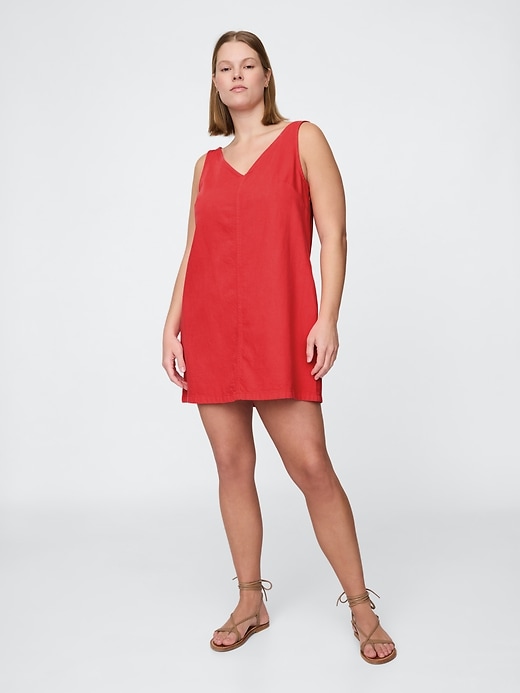 robe mini en denim ultra-doux