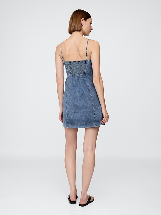 robe mini en denim ultra-doux
