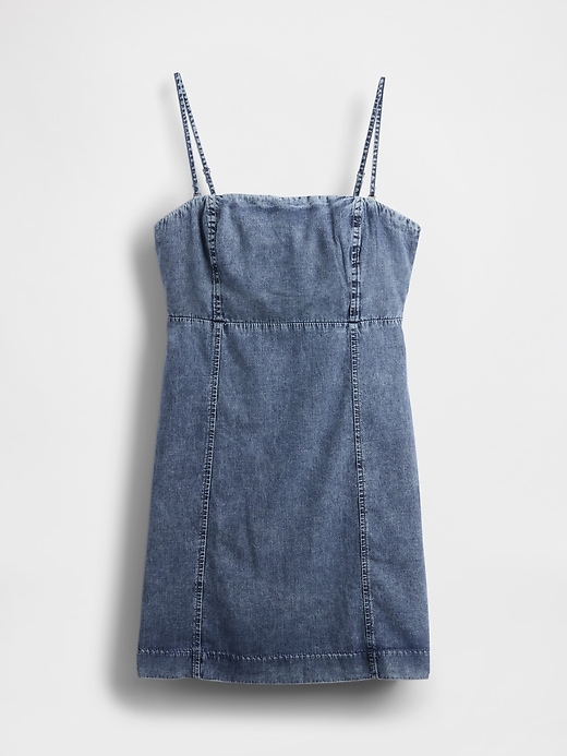 robe mini en denim ultra-doux