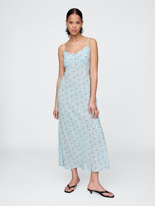 robe nuisette maxi à volants