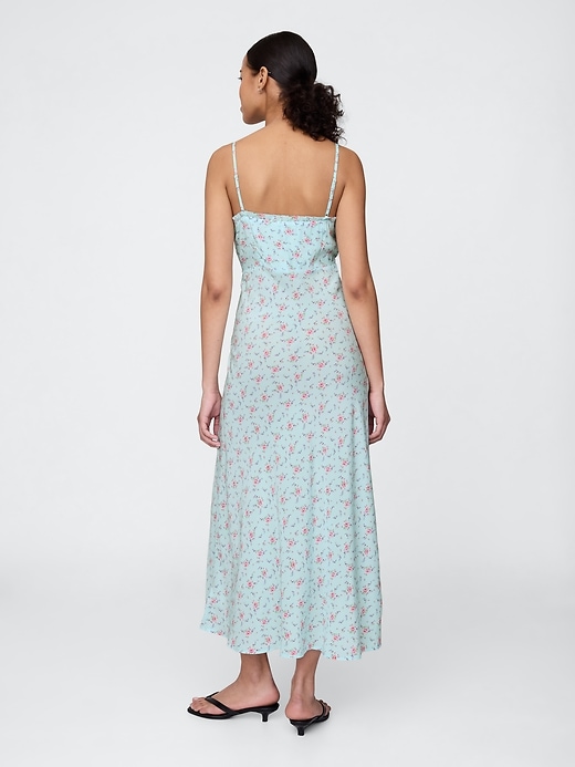 robe nuisette maxi à volants