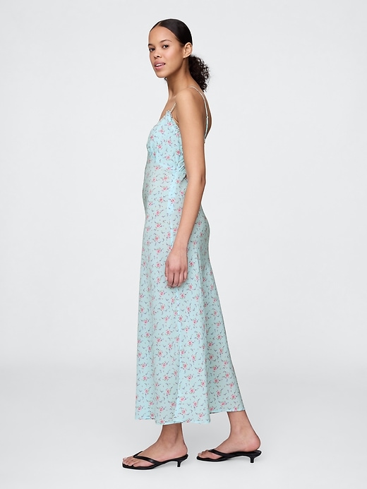 robe nuisette maxi à volants