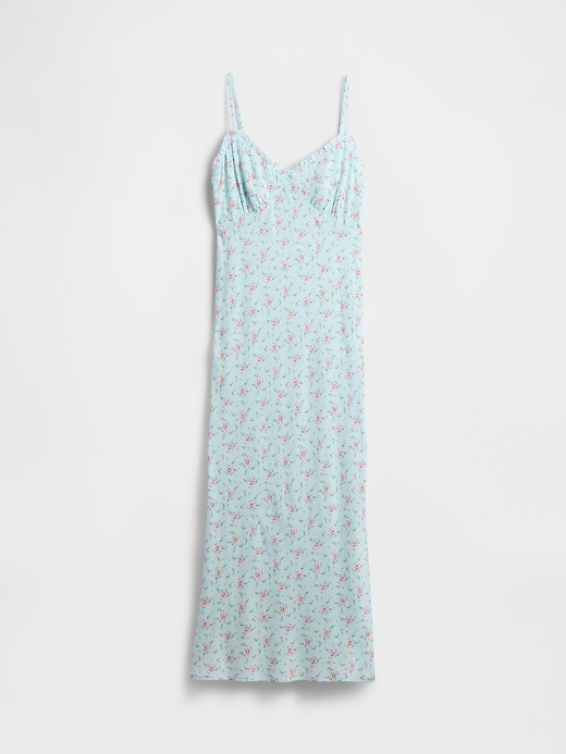 robe nuisette maxi à volants