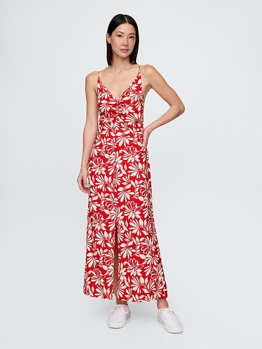 robe nuisette maxi à nouer dans le dos