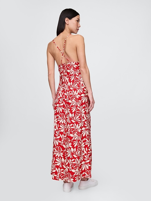 robe nuisette maxi à nouer dans le dos