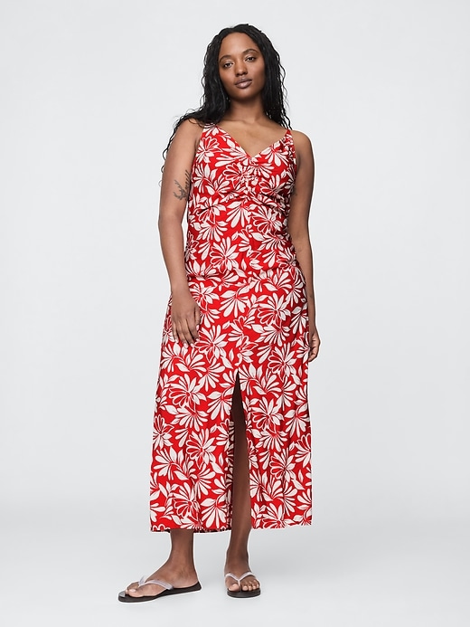 robe nuisette maxi à nouer dans le dos