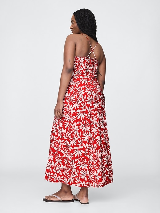 robe nuisette maxi à nouer dans le dos