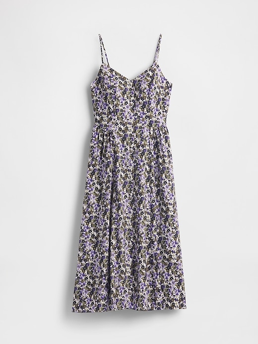 robe longue à col v fleuri