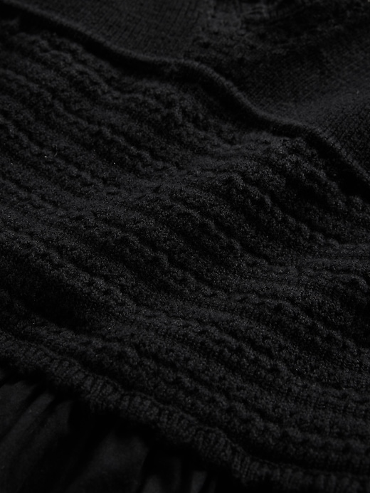 robe maxi en crochet et techniques mixtes