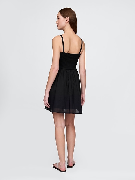robe courte en crochet et techniques mixtes