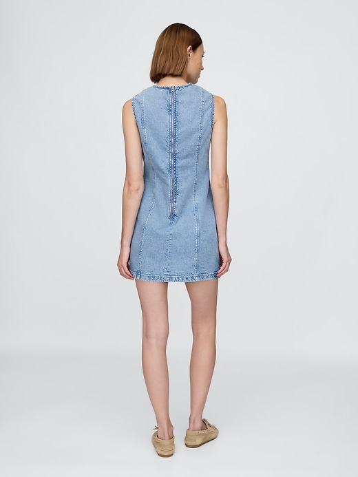 robe courte en jean