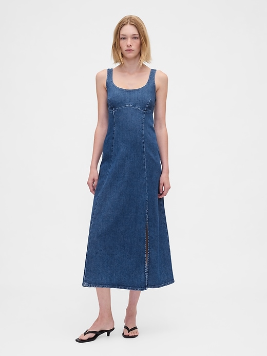 robe midi en jean