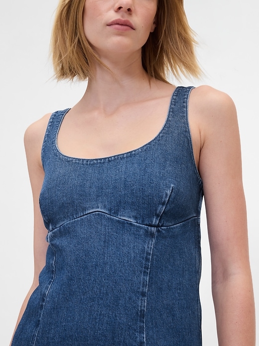 robe midi en jean