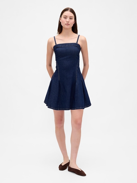 robe mini en jean