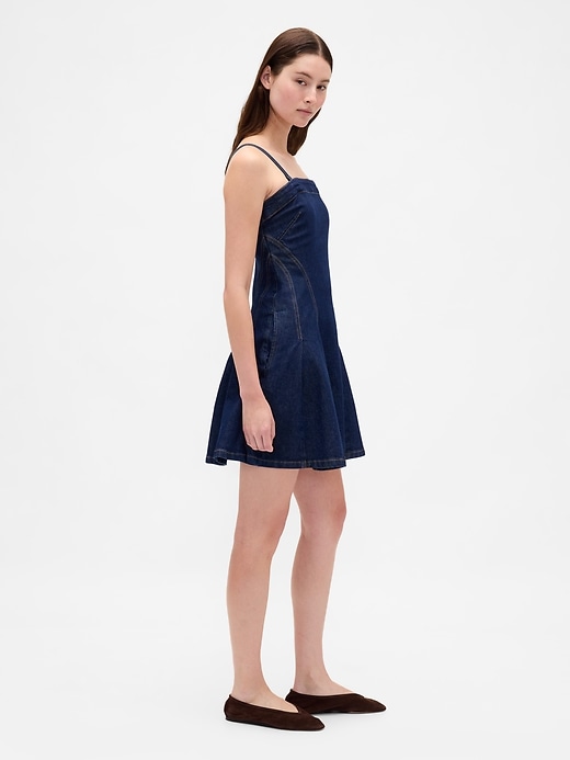 robe mini en jean