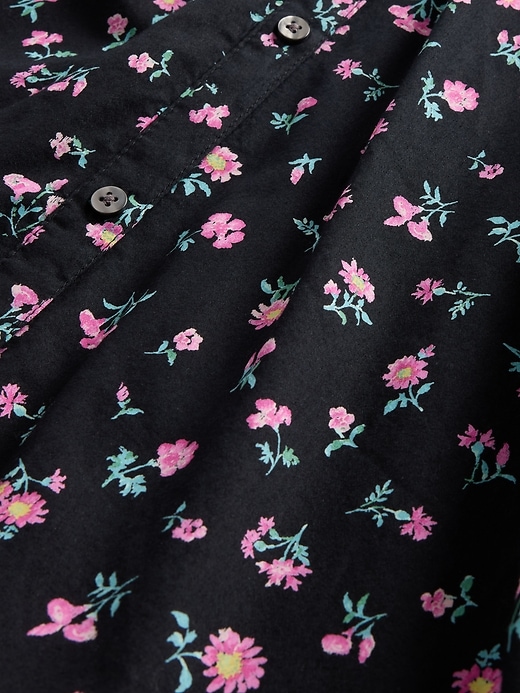 robe midi à manches bouffantes