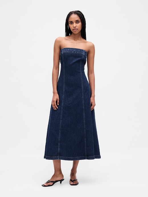 robe midi en jean