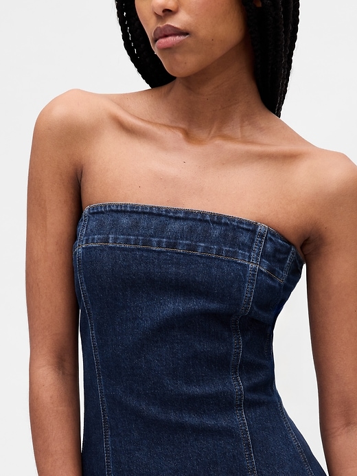 robe midi en jean
