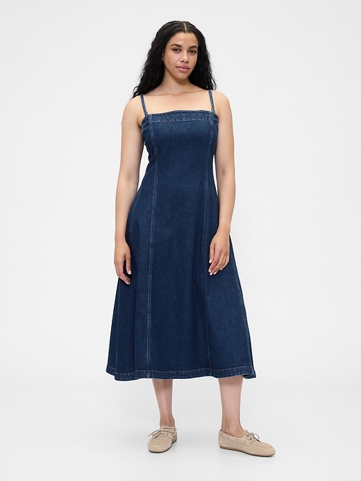 robe midi en jean