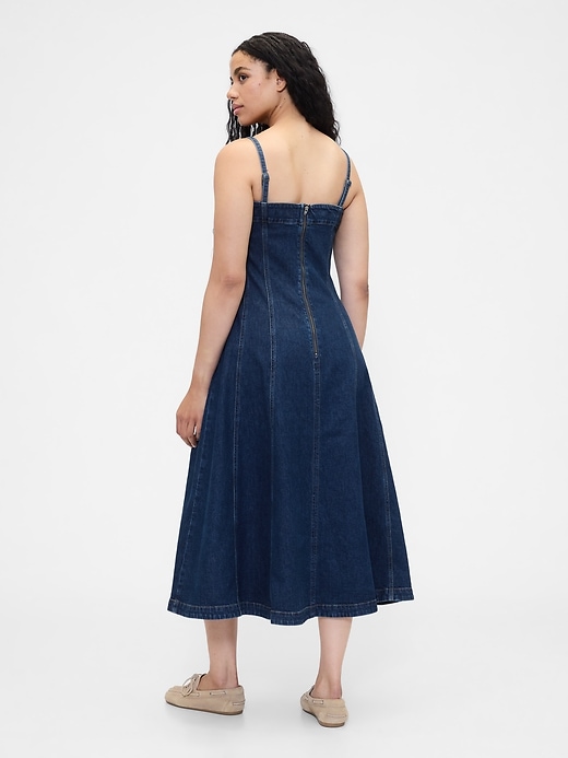 robe midi en jean