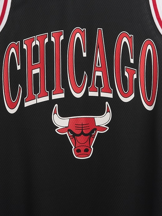 robe courte en maillot recyclé des chicago bulls de la nba