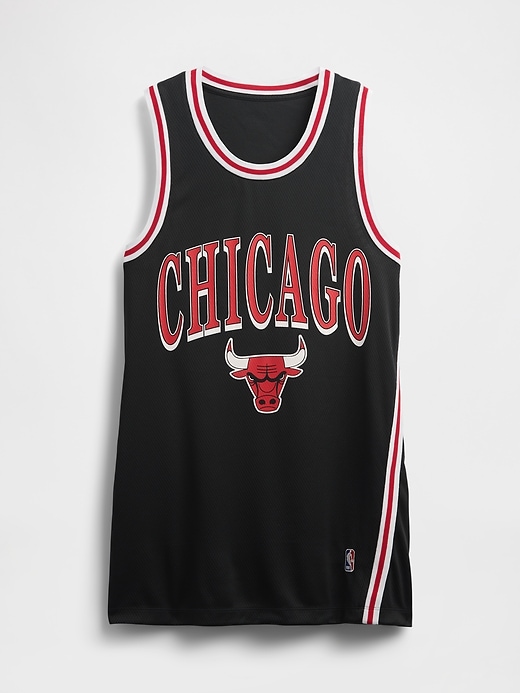 robe courte en maillot recyclé des chicago bulls de la nba