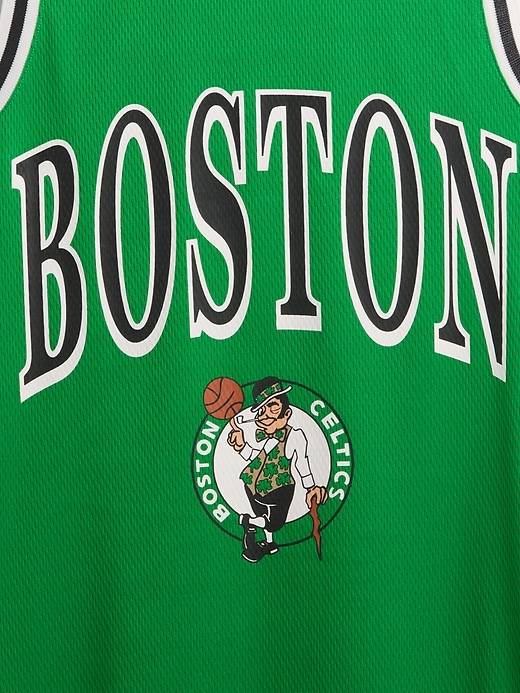 robe courte en maillot recyclé des boston celtics de la nba