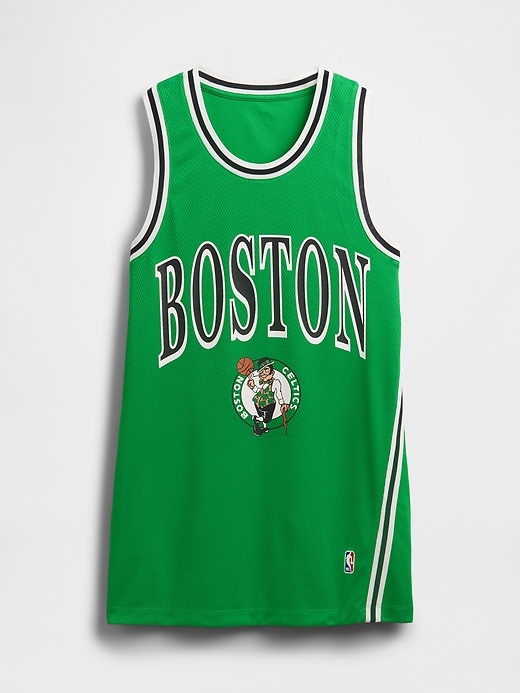 robe courte en maillot recyclé des boston celtics de la nba