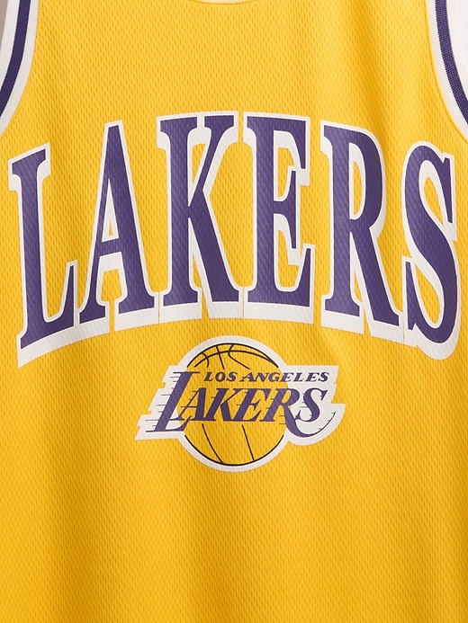 robe courte en maillot recyclé des lakers de los angeles nba
