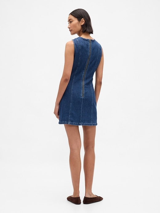 robe courte en jean