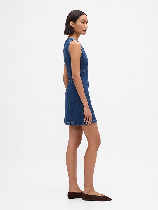robe courte en jean
