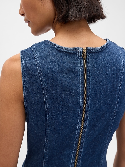 robe courte en jean
