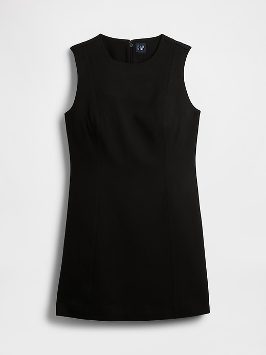 robe courte à col montant