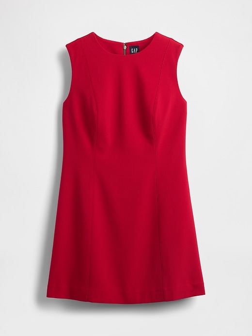 robe courte à col montant