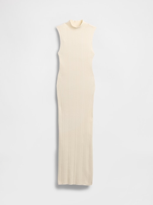robe pull mi-longue côtelée