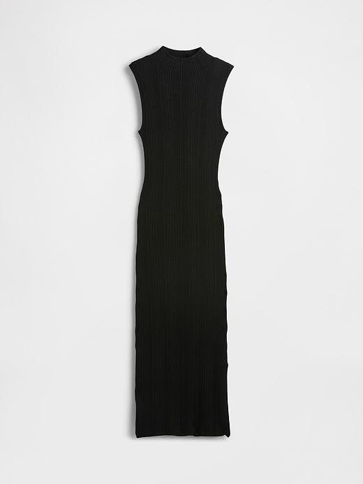 robe pull mi-longue côtelée