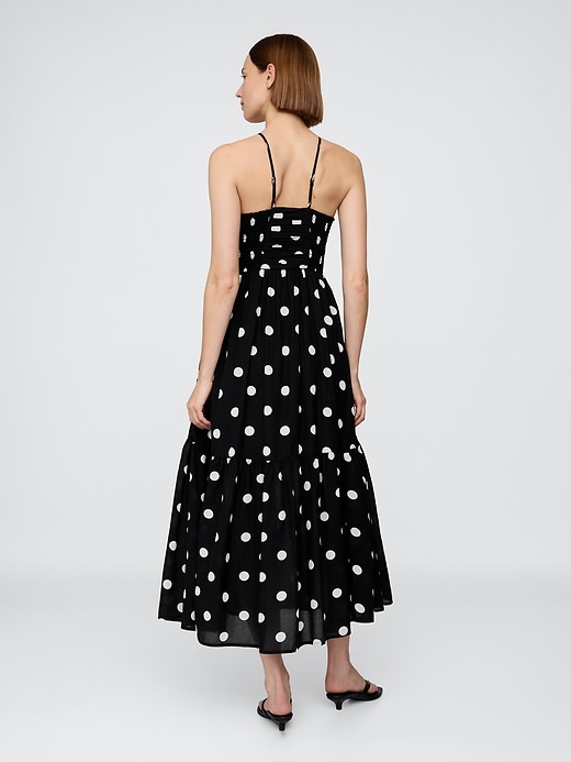 robe longue dos nu à corsage froncé