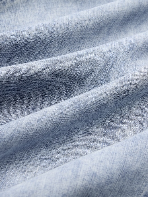 robe longue nuisette drapée en jean gapstudio