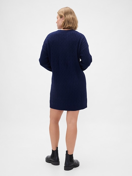 robe pull courte cashsoft en maille torsadée