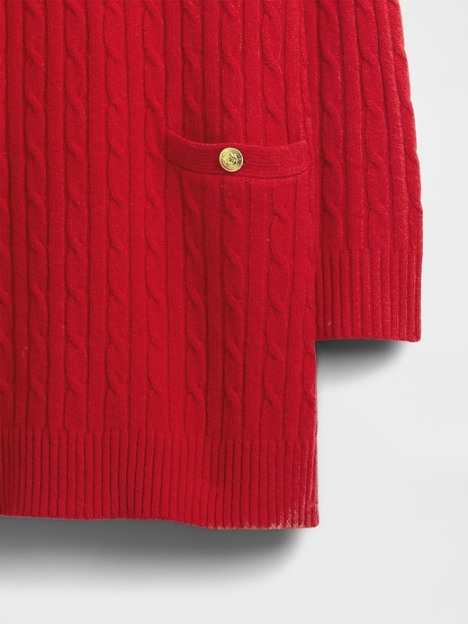 robe pull courte cashsoft en maille torsadée