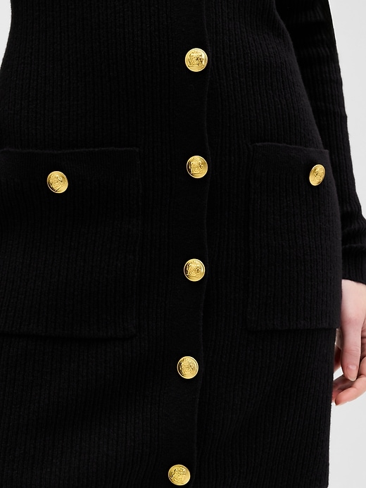 robe pull courte à poches côtelées cashsoft